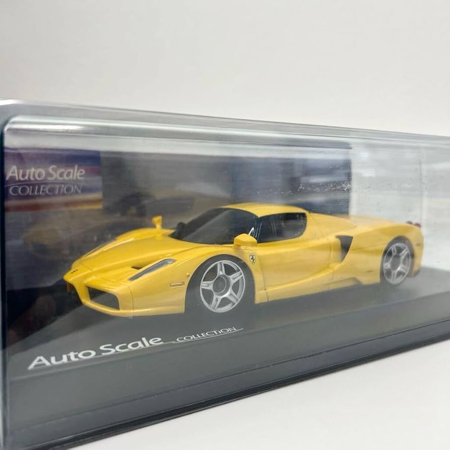 Kyosho Auto Scale Collection 黄色ミニカー Amazon.co.jp: Kyosho MINI-Z ENZO FERRARI Yellow ASC Auto